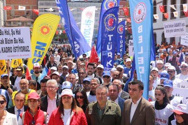 Afyonkarahisar'da 1 Mayıs kutlandı