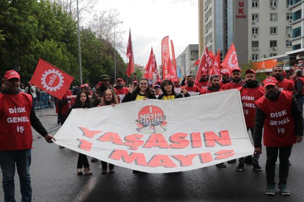 Kayseri'de 1 Mayıs kutlandı