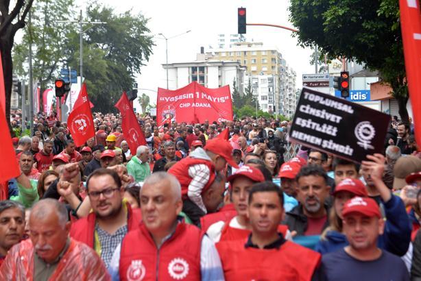 Adana’da 1 Mayıs Emek ve Dayanışma Günü kutlandı