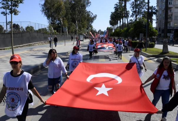 Mersin'de '1 Mayıs' coşkusu