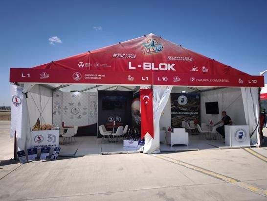 OMÜ, TEKNOFEST KKTC’de L1 numaralı standında ziyaretçileri ağırlıyor
