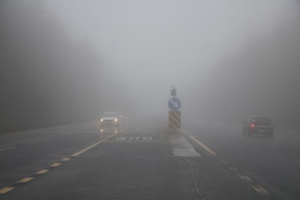 Bolu Dağı’nda yoğun sis