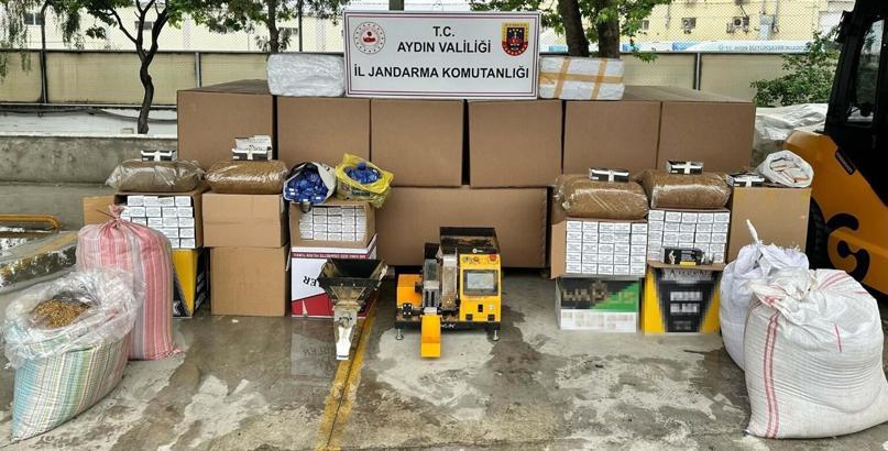 Aydın'da kaçak tütün operasyonu: 1 gözaltı