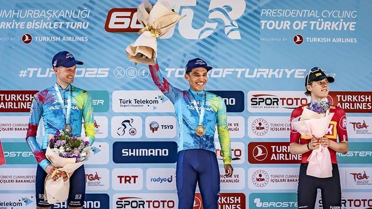 60. Cumhurbaşkanlığı Türkiye Bisiklet Turu'nun Selçuk-Selçuk etabını Harold Martin Lopez kazandı