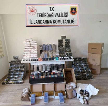 Çerkezköy'de 120 bin makaron ele geçirildi