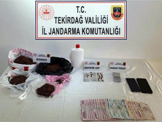Tekirdağ'da uyuşturucu operasyonunda 8 gözaltı