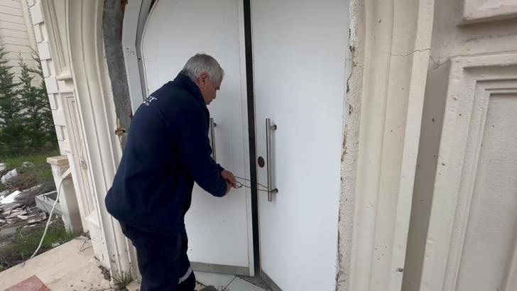 'Peri masalı' yaşam tarzı sunacağı vaadiyle lansmanı yapılıp atıl kalan villalar, dronla görüntülendi