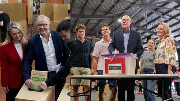 Avustralya'da halk sandık başında