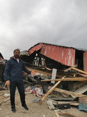 Van'da fırtına; çatılar uçtu / Ek fotoğraflar