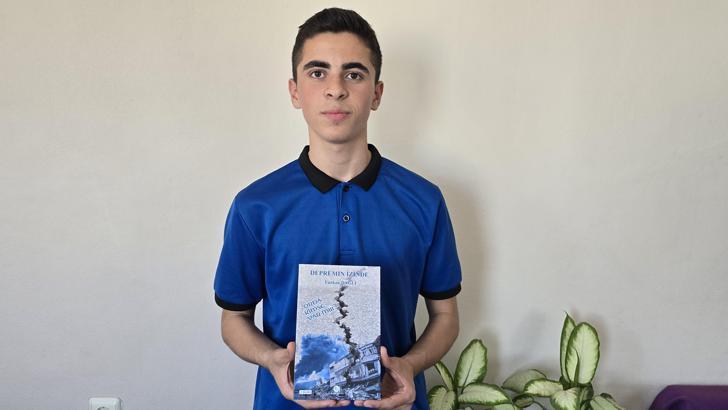 16 yaşındaki genç depremde ve sonrasında yaşadıklarını kitaplaştırdı