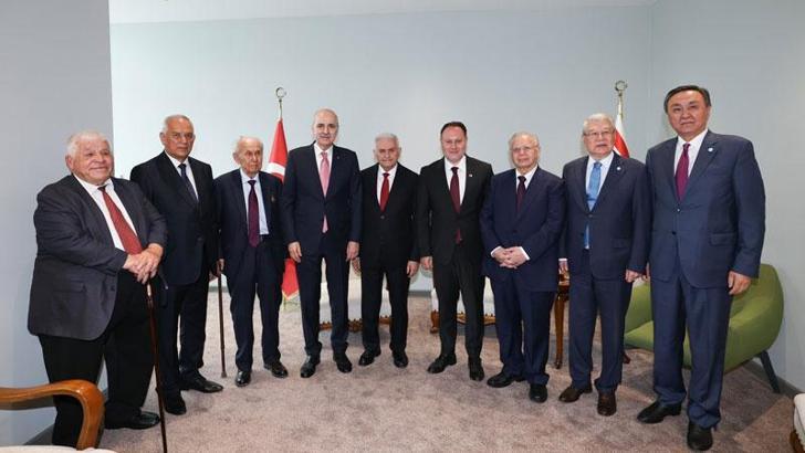 TBMM Başkanı Kurtulmuş, Aksakallar Konseyi ile bir araya geldi