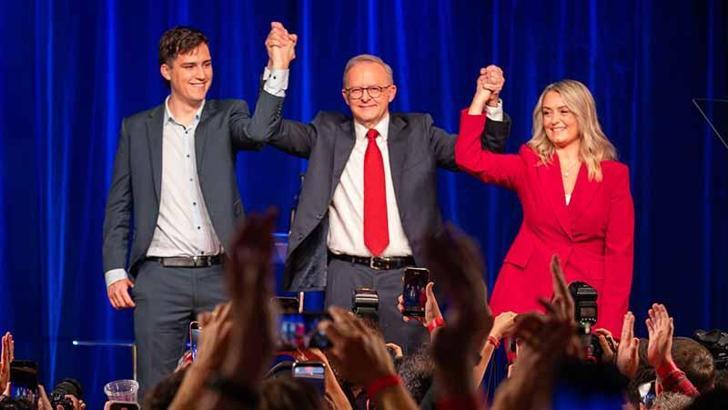 Avustralya seçimlerini çoğunluğu elde eden iktidardaki İşçi Partisi kazandı