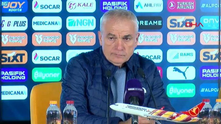 Rıza Çalımbay: Bizim gerçek hedefimiz bu maç değildi