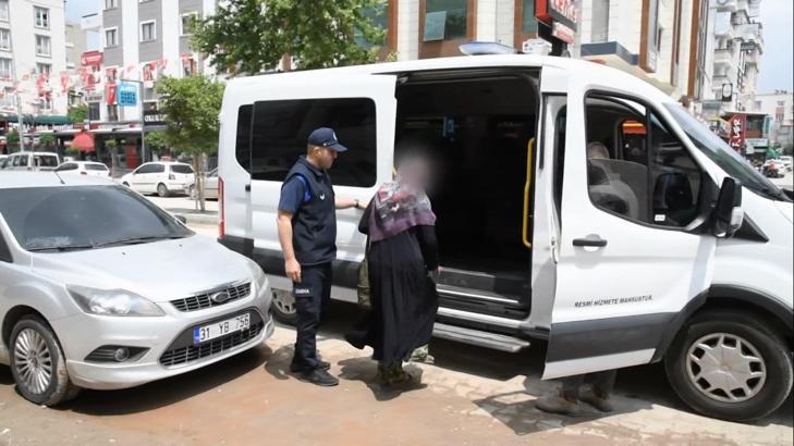 Osmaniye’de dilencilere zabıta denetimi