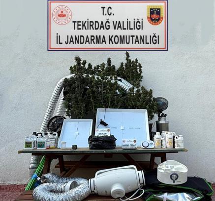 Tekirdağ'da jandarmadan uyuşturucu operasyonu