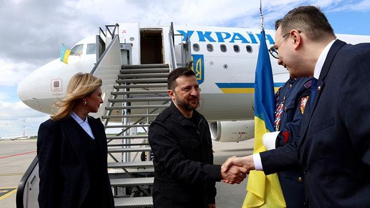 Ukrayna Devlet Başkanı Zelenskiy, Çekya'da