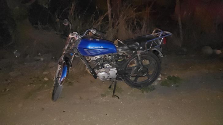 Çalıntı motosikletle polisten kaçan 2 kişi, kaza yapınca yakalandı
