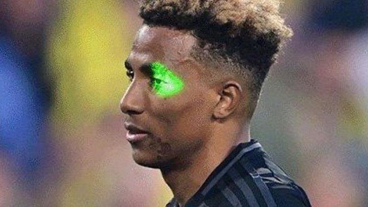 Gedson Fernandes'e lazer tutan taraftar gözaltına alındı