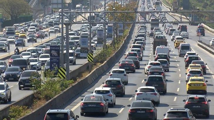 İstanbul'da trafik yoğunluğu