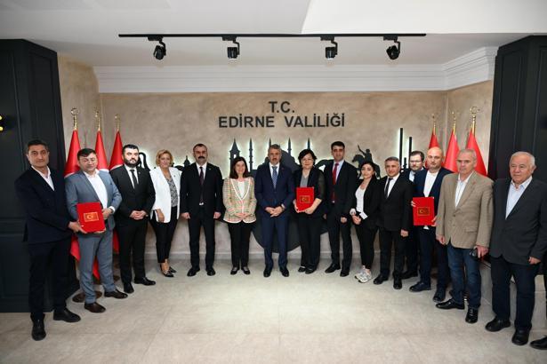 Edirne'de Uzunköprü Atatürk OSB için ilk imzalar atıldı