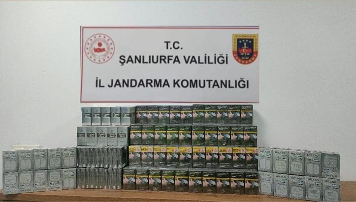 Durdurulan araçlardan kaçak sigara çıktı