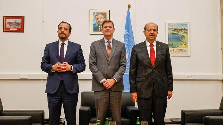 KKTC ve Rum Yönetimi liderleri görüştü