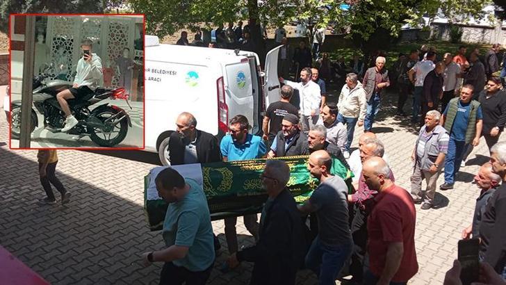 Motosiklet kazasında ölen Emirhan gözyaşlarıyla toprağa verildi
