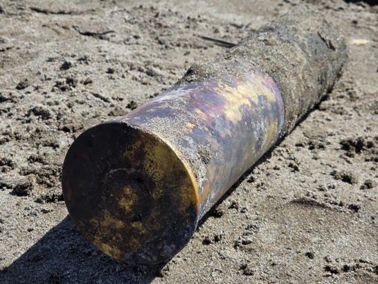 İznik Gölü'nde 3 gün arayla ikinci top mermisi bulundu