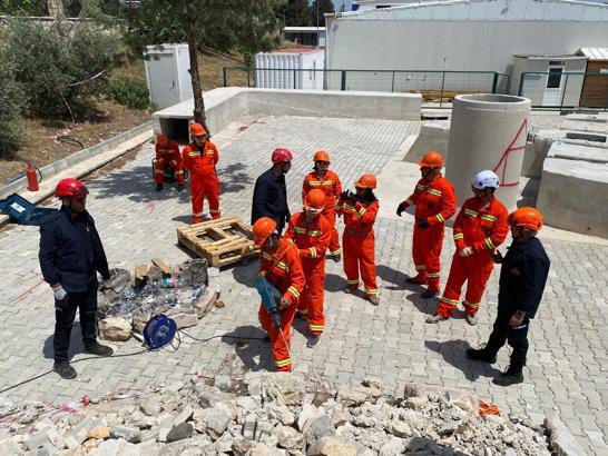 İskenderun'da gönüllüler afet eğitimi aldı