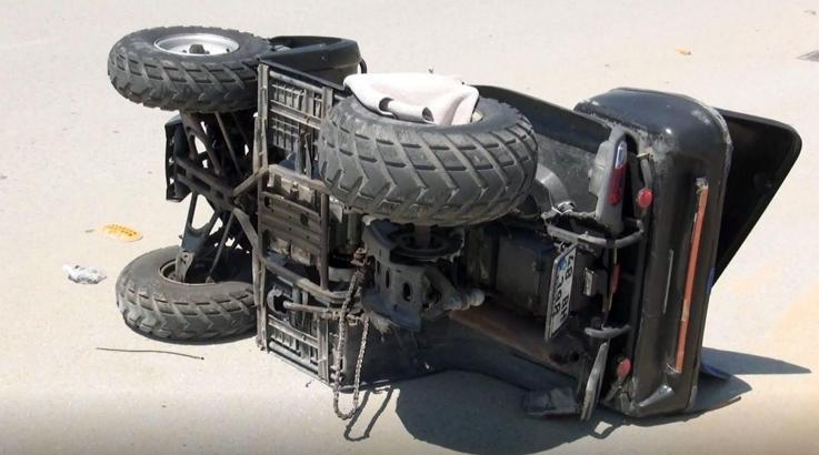 ATV takla attı: 2 ölü