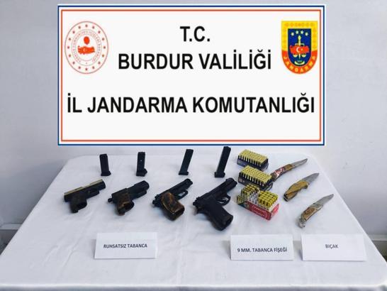 Jandarmanın nisan operasyonlarında 16 tutuklama