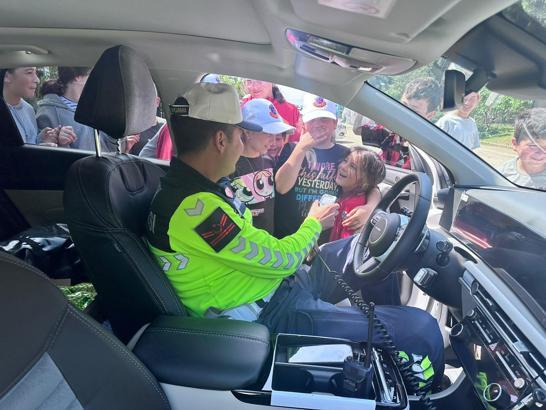 Karacabey'de öğrencilere 'güvenli trafik' eğitimi verildi