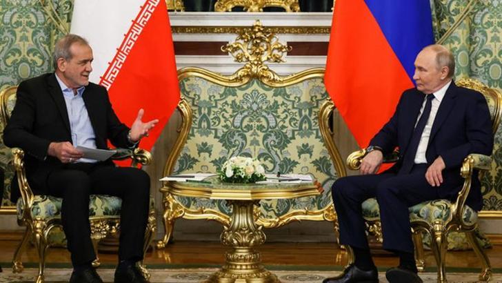 Putin, İran Cumhurbaşkanı Pezeşkiyan ile telefon görüşmesi gerçekleştirdi
