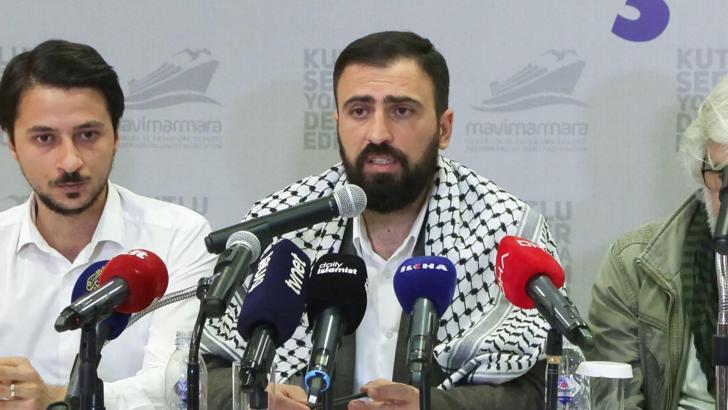 İstanbul- Malta açıklarında saldırıya uğrayan 'Vicdan Gemisi' için basın toplantısı düzenlendi