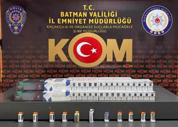 Batman'da 5 bin 325 paket kaçak sigara ele geçirildi