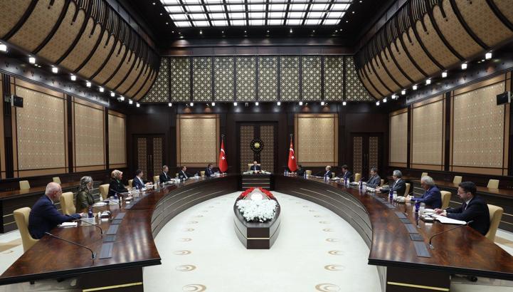 Cumhurbaşkanı Erdoğan, Cumhurbaşkanlığı Politika Kurullarının başkanvekillerini kabul etti