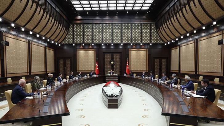 Cumhurbaşkanı Erdoğan, Cumhurbaşkanlığı Politika Kurullarının başkanvekillerini kabul etti