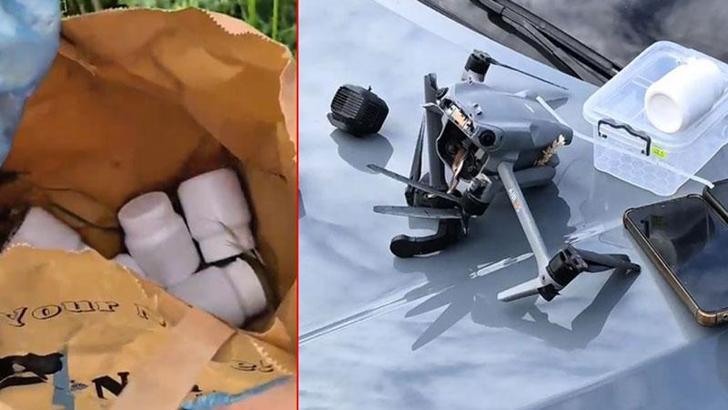 İzmir'de 'dron' ile uyuşturucu sevkiyatı