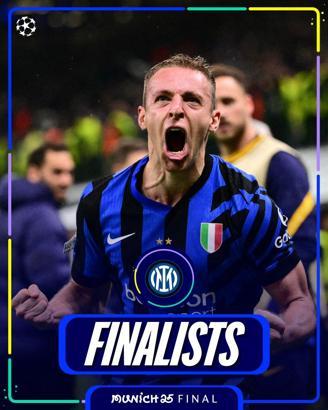 UEFA Şampiyonlar Ligi’nde ilk finalist Inter