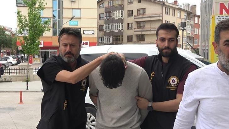 Tartıştığı kişiyi başına taşla vurarak yaraladı; tutuklandı