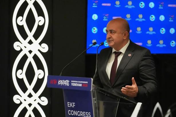 Türkiye Karate Federasyonu Başkanı Ercüment Taşdemir, EKF yönetim kurulu üyeliğine seçildi