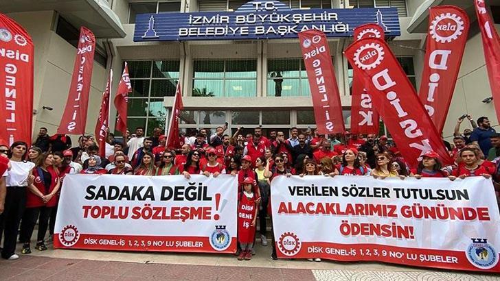 İzmir Büyükşehir Belediyesi şirketlerinden grev kararı