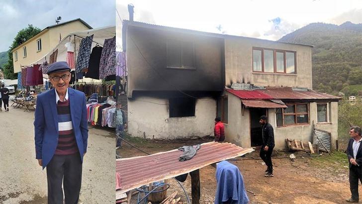 Yalnız yaşadığı evde çıkan yangında öldü