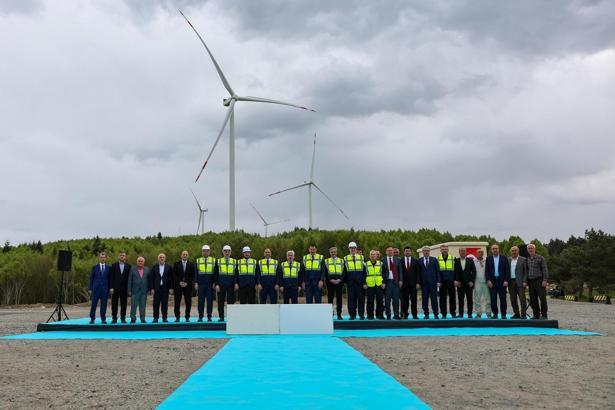Sakarya'da Rüzgar Enerji Santrali hizmete girdi