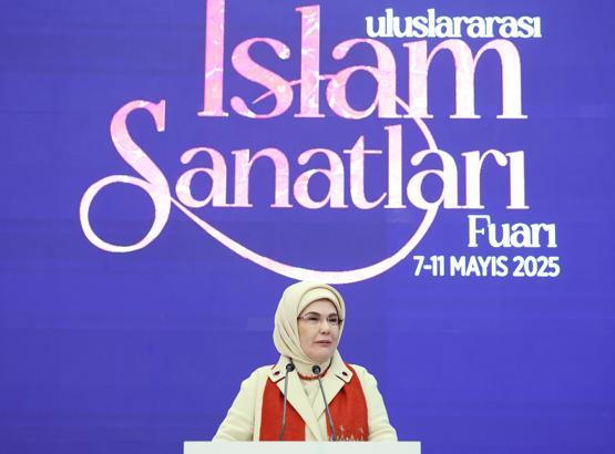 Emine Erdoğan, 'Uluslararası İslam Sanatları Fuarı'na katıldı