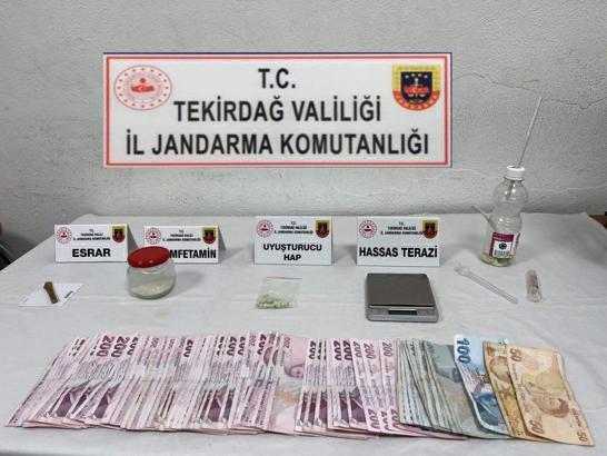 Tekirdağ'da uyuşturucu operasyonlarında 5 gözaltı