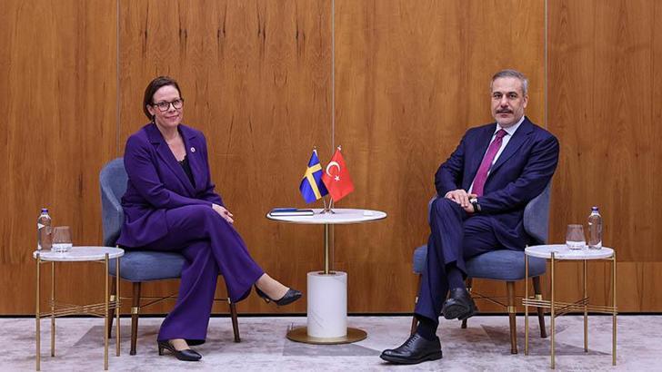 Dışişleri Bakanı Fidan, İsveç Dışişleri Bakanı Stenergard ile görüştü