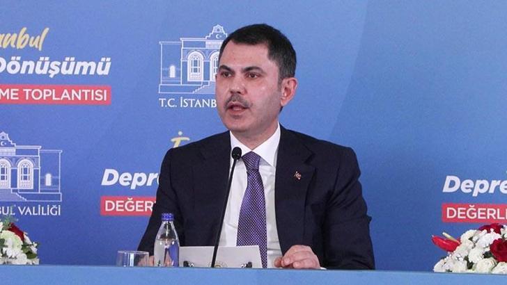 Bakan Kurum: İstanbul'da acilen dönüştürülmesi gereken 600 bin konut var