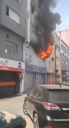 İstanbul- Kağıthane'de iş yerinde yangın: 1 ölü, 1 yaralı -1