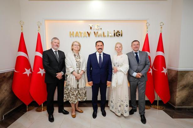 Vali Masatlı, büyükelçileri kabul etti